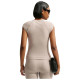 Nike Γυναικεία αμάνικη μπλούζα Sportswear Chill Knit Tight Ribbed Short-Sleeve Top